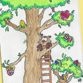 ハッピーイースターグリーティングカード（ニコール・ジャネス） シーズンカード