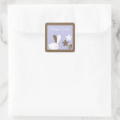 ハッピーイースターグリーティングシール スクエアシール (バッグ)