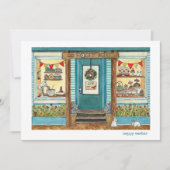 ハッピーイースターケーキショップウォーターカラー カード (正面)