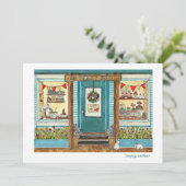 ハッピーイースターケーキショップウォーターカラー カード (スタンド正面)