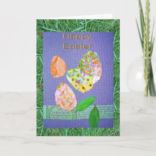 ハッピーイースターコラージュ シーズンカード (正面)