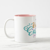 ハッピーイースターコーヒーマグ ツートーンマグカップ (左)