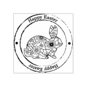 ハッピーイースターゴム ラバースタンプ (インプリント)