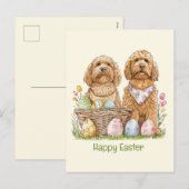 ハッピーイースターゴルデンドルドッグス シーズンポストカード (正面/裏面)