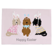 ハッピーイースターゴルデンドルドッグス ラージペーパーバッグ (裏面)