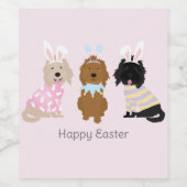 ハッピーイースターゴルデンドルドッグス ワインラベル (シングルラベル)