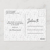 ハッピーイースターシャルボード写真 ポストカード (裏面)