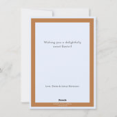 ハッピーイースターショートブレッドクッキー回転木馬 シーズンカード (裏面)