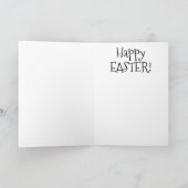 ハッピーイースターシンプルエッグテンダーパステルカラー シーズンカード (内部)