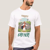 ハッピーイースターシーズン 良い週末を 金曜日 Tシャツ (正面)