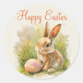ハッピーイースターシール ラウンドシール