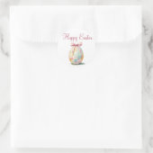 ハッピーイースターシール ラウンドシール (バッグ)