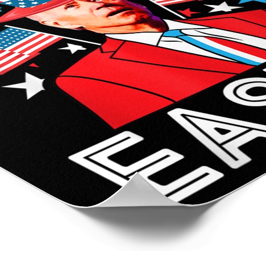 ハッピーイースタージョーバイデン氏7月4日メモリアルインデペ ポスター (角)