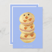 ハッピーイースタースウィートシックマカロンホリデーカード シーズンカード (正面/裏面)