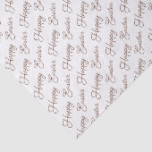 ハッピーイースタースクリプトブラウンの白ティッシュペーパー 薄葉紙 (詳細)