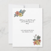 ハッピーイースタースプリングタイム写真 シーズンカード (裏面)