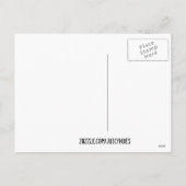 ハッピーイースタースマートなチョコレートキャンディレインボー シーズンポストカード (裏面)