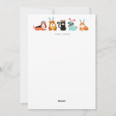 ハッピーイースタースロッスアンドラマフラットホリデーカード シーズンカード (裏面)