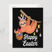 ハッピーイースタースロッスフラットポストカード シーズンポストカード (正面/裏面)