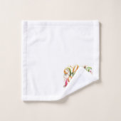 ハッピーイースタータイポグラフィ バスタオルセット (ウォッシュタオル)