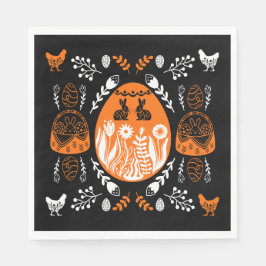 ハッピーイースタータイムホリデーギフト スタンダードランチョンナプキン