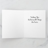 ハッピーイースターダシュント カード (内部)