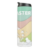 ハッピーイースターチックスと卵パステルカラーp タンブラー (回転右)