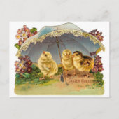 ハッピーイースターチックスヴィンテージ シーズンポストカード (正面)