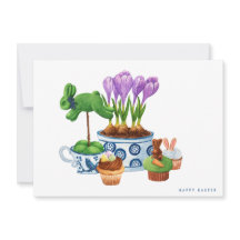 ハッピーイースターチノイスリー&バニーカップケーキ