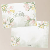 ハッピーイースターチューリップ、ダフォジルとデイジー シーズンカード