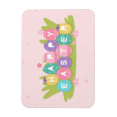 ハッピーイースターチョコレートエッグカード マグネット (縦)