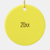 ハッピーイースターチョコレートクリーム卵キャンディオーナメント セラミックオーナメント (裏面)