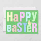 ハッピーイースターディナー招待状 招待状 (正面)