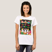 ハッピーイースターデイおばあちゃん Tシャツ (正面フル)