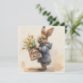 ハッピーイースターデイカード2024イースターエッグホリデーカード シーズンカード (スタンド正面)