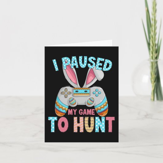 ハッピーイースターデイバニーエッグおもしろい男10代のの子メンキッズ カード (正面)