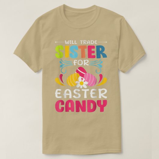 ハッピーイースターデイバニー卵おもしろい男の子ガールズキッズ Tシャツ (デザイン正面)