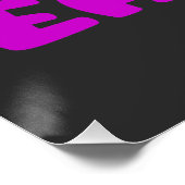 ハッピーイースターデイ – かわいいバニー ポスター (コーナー)