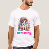 ハッピーイースターデイ – かわいいベビー Tシャツ (正面)