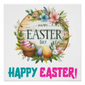 ハッピーイースターデイ – 女性 ポスター (正面)