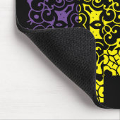 ハッピーイースターデザイナー名 マウスパッド (コーナー)