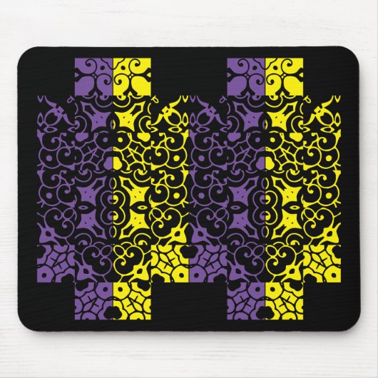 ハッピーイースターデザイナー名 マウスパッド (正面)