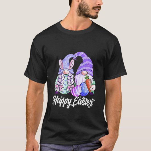 ハッピーイースターデー2022 – バニー格言ハグイースターエッグ Tシャツ (正面)