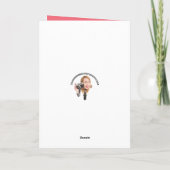 ハッピーイースタートイレ紙のピンク シーズンカード (裏面)