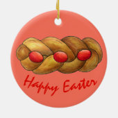 ハッピーイースタートゥーレクリグリークアルメニアンホリデーパン セラミックオーナメント (裏面)