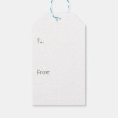 ハッピーイースタードイツの羊飼い犬 ギフトタグ (裏面)