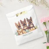 ハッピーイースタードイツの羊飼い犬 フェイバーバッグ (封をした状態)