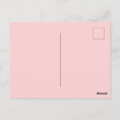 ハッピーイースタードッグ顔パターン ポストカード (裏面)