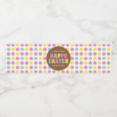 ハッピーイースタードットウォーターボトルラベル ペットボトルラベル (シングルラベル)