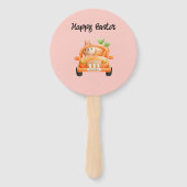 ハッピーイースタードライバーのバニーをピンクに ハンドファン (正面)